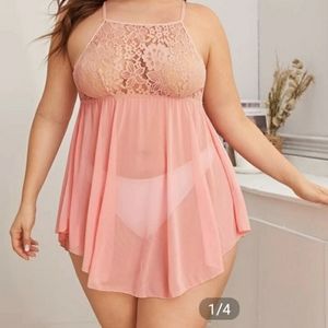 Pink babydoll